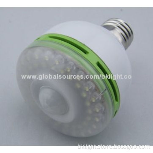 Sound/PIR Human Sensor LED Bulb with 110/220V AC Working Voltage